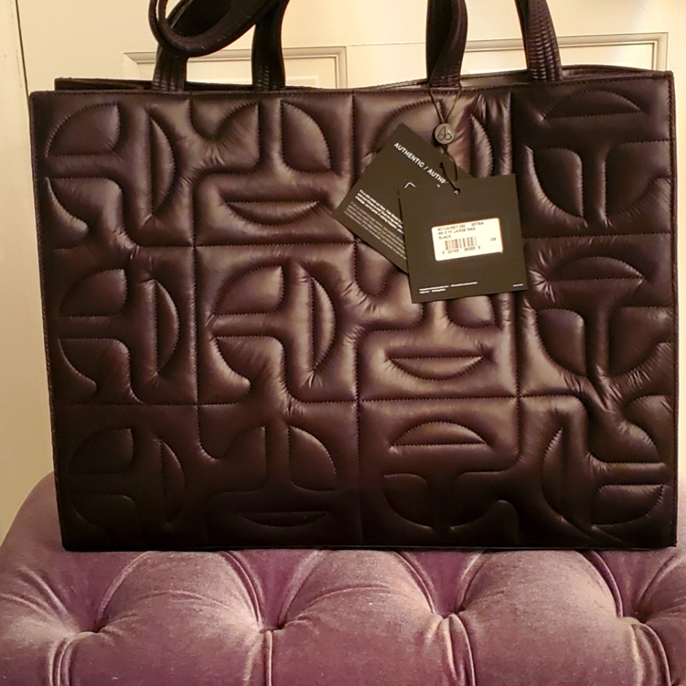 Moose Knuckles x Telfar Quilted Large Shopper-Black